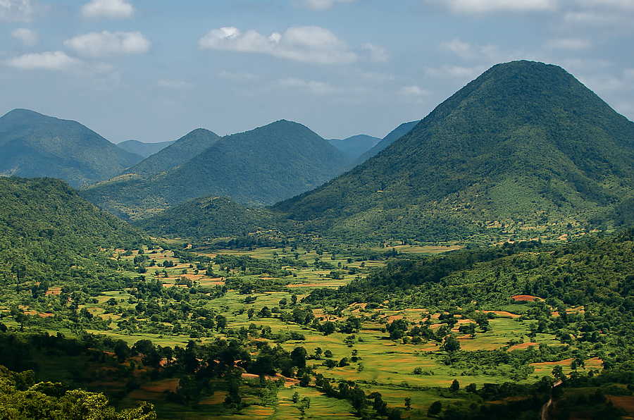 Scenic view of Araku